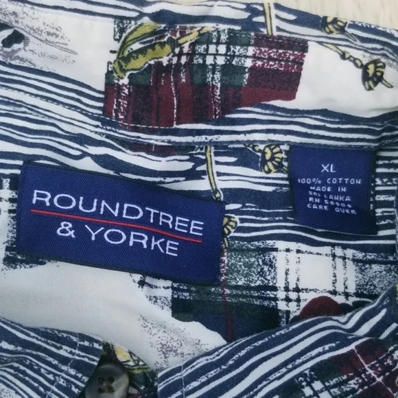 Vintage 90s mountaineering hiking button down Shirt Long Sleeves Men's Size XL - Picture 7 of 7